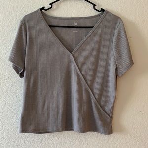 Wrap Short Sleeve Shirt